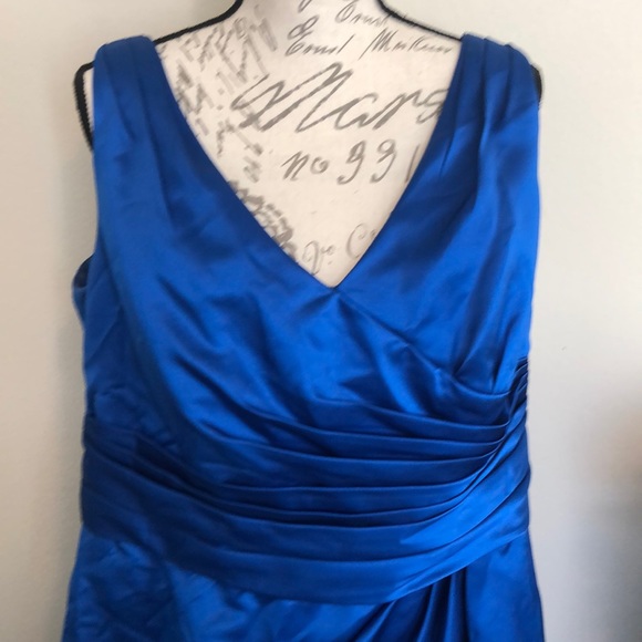 David’s Bridal blue dress size 18 - Picture 2 of 4